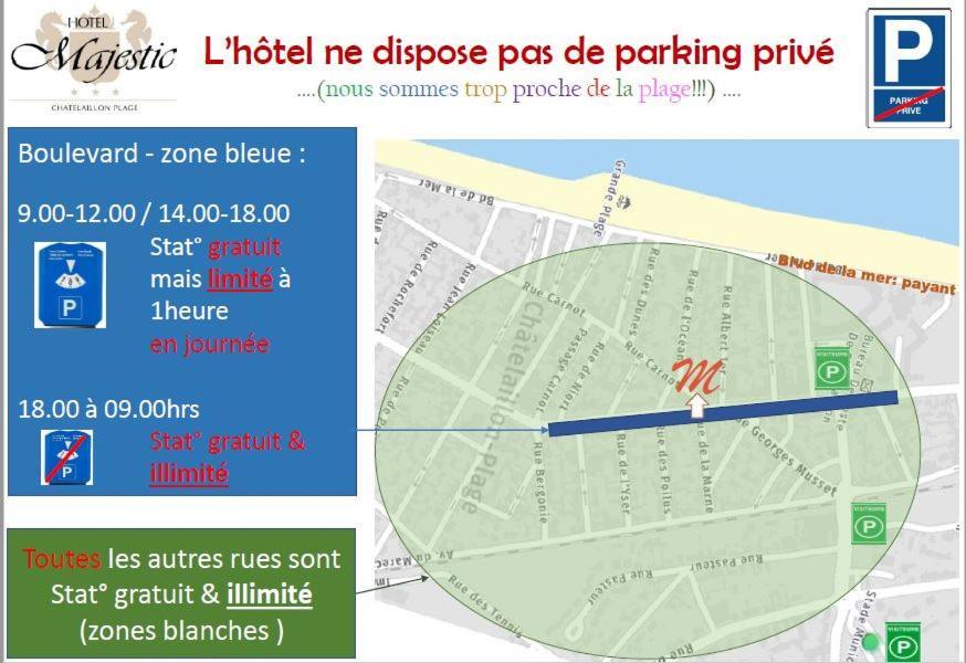 Logis Hotel Majestic Chatelaillon Plage - La Rochelle Buitenkant foto